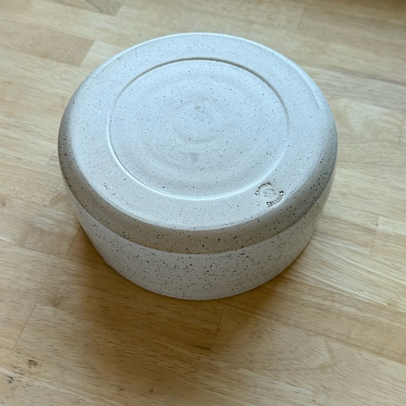 Swanky Ceramics Speckled Glaze Dog Cat Slow Feeder Bowl - Picture 3 of 4